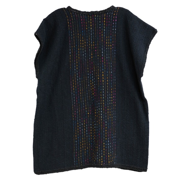 Carol Pritcher VTG Hand Knit Sweater Wearable Art Granola Girl Hippie Earth Boho - Picture 5 of 5